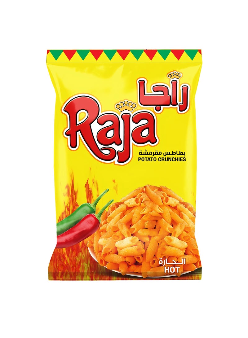 Raja Hot Potato Chips 120grams - Image 1