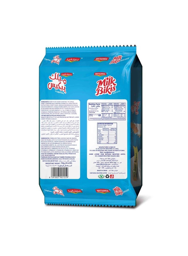 Britannia - Milk Bikis Biscuits 85grams Pack of 8 - Image 1