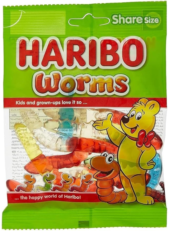 Haribo Worms 65grams  - Image 1