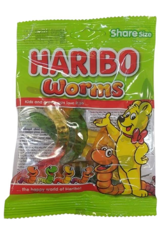 هاريبو حلوى على شكل ديدان 65جرام