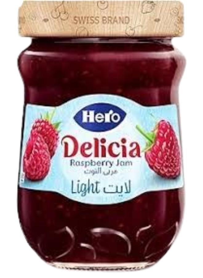Hero Jam With Raspberry Flavor- Light - 320grams - Image 1