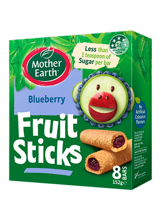 Mother Earth Blueberry Fruit Sticks 152grams 