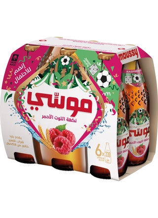 شراب بنكهة التوت الأحمر 330ملليلتر عبوة من 6 قطع - view 2