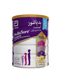 Pediasure Complete 2+ Peptigro Vanilla 2-10 Years 900grams  - Image 1