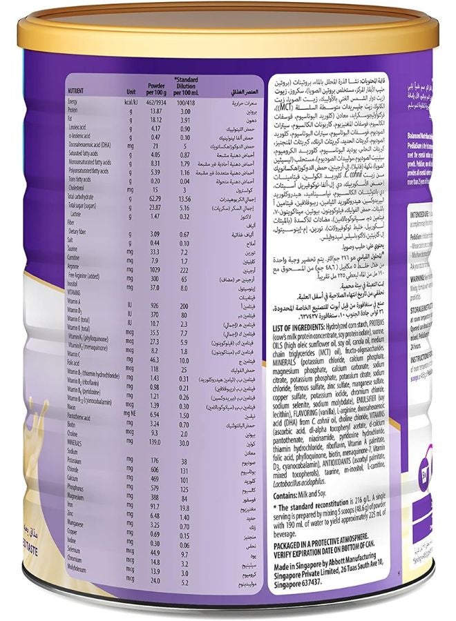 Pediasure Complete Balance Nutrition 2+ Milk Powder Vanilla Peptigro, 2-10 Years 1600grams  - Image 2