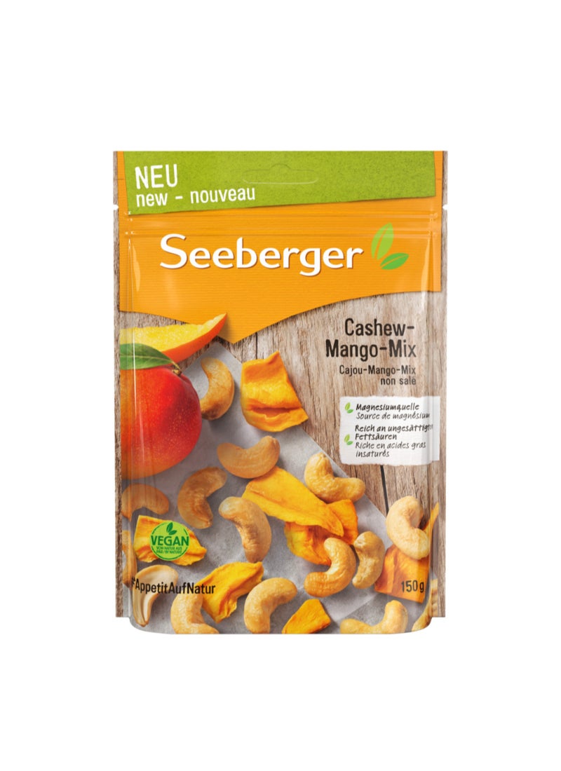 Seeberger Cashew Mango Mix 150grams - Image 1