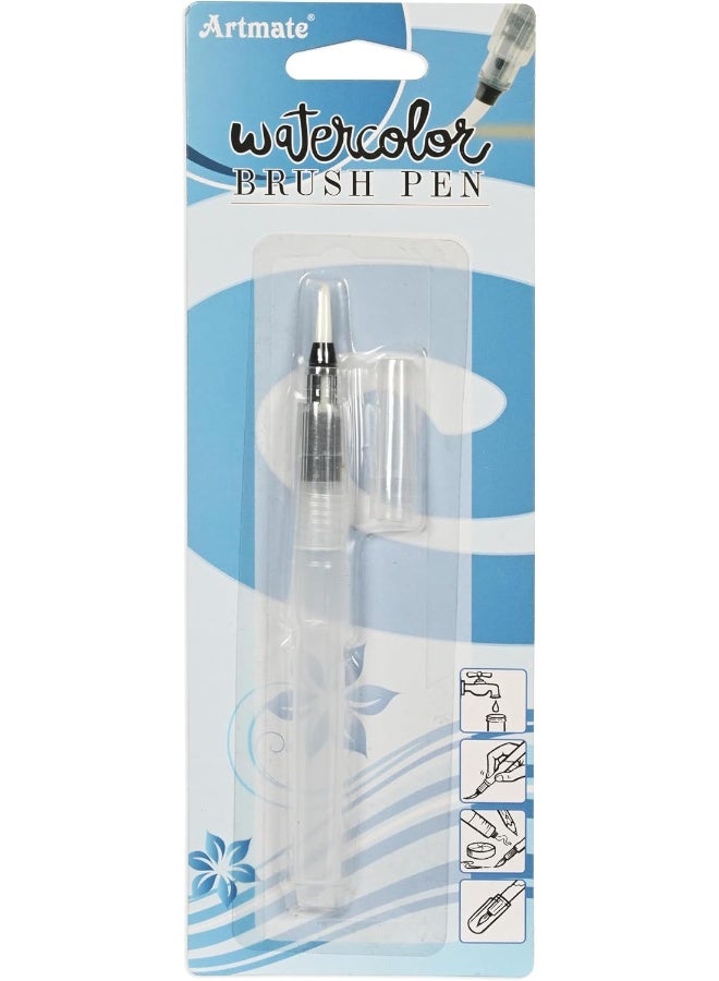 Artmate Watercolor Brush Pen - Jiabms-010 White Brass - Image 1