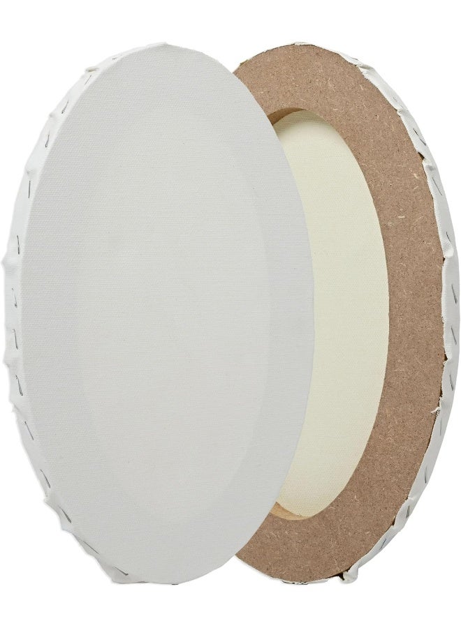 Artmate Oval Canvas, 20x30cm, 280GSM - White White - Image 4
