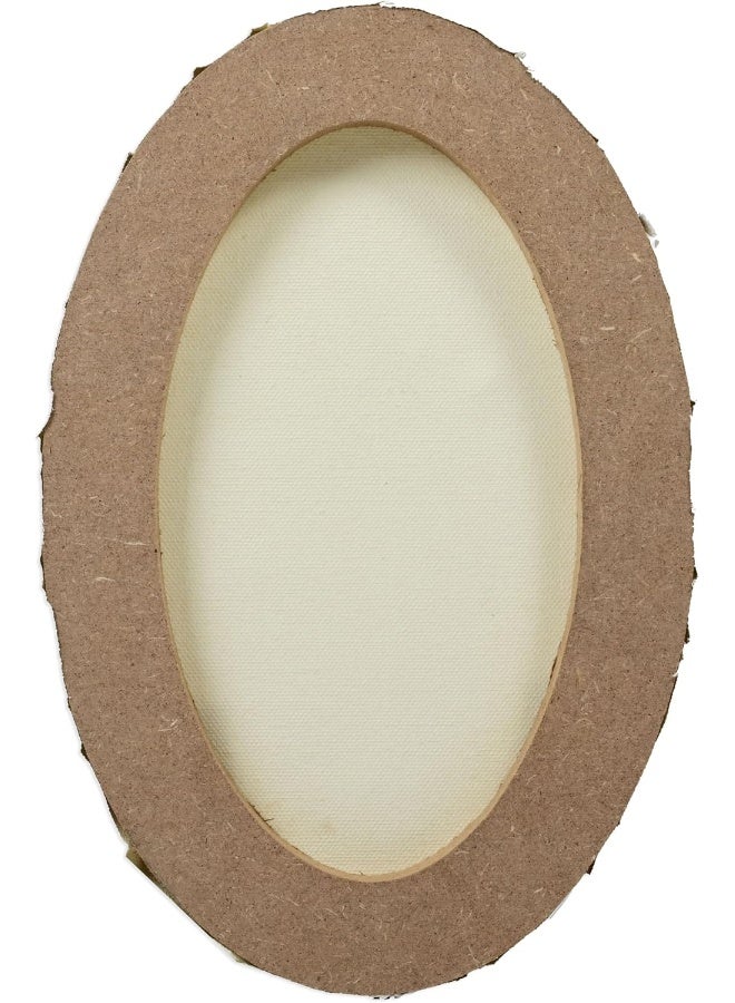 Artmate Oval Canvas, 20x30cm, 280GSM - White White - Image 2