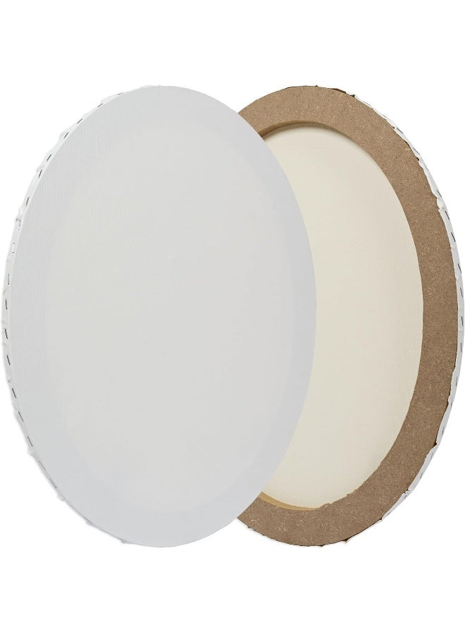 ARTMATE® Oval Artist Canvas, 40x50cm, 320gsm, Cotton, Tripled Acrylic Gesso Primed white - Image 5