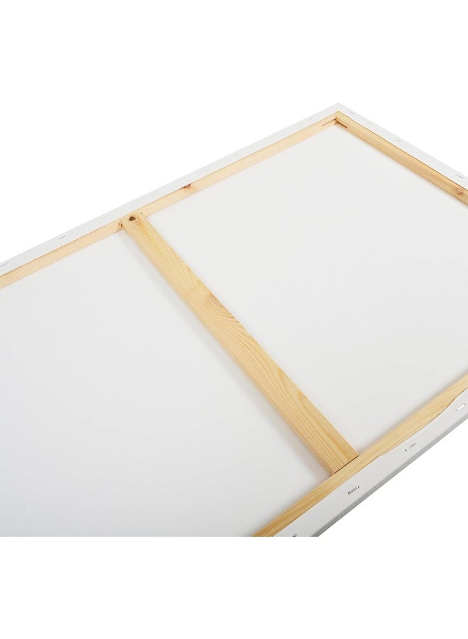 Artmate Back Stapled Stretched Canvas, 280 GSM, 50x75cm White - Image 5