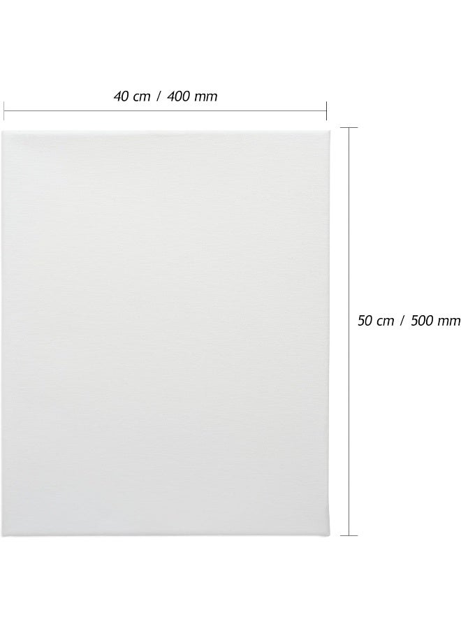 Artmate Artist Canvas - 40x50cm, 320 GSM, 100% Pure Cotton White - Image 3