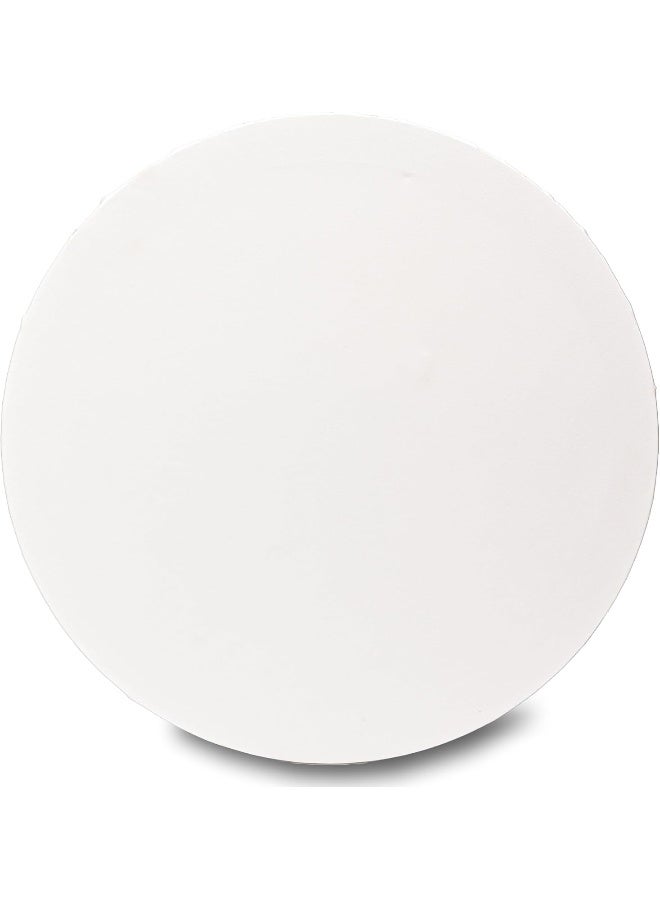 Artmate Round Shape Art Canvas, 50 cm - JIGNR50 White - Image 1