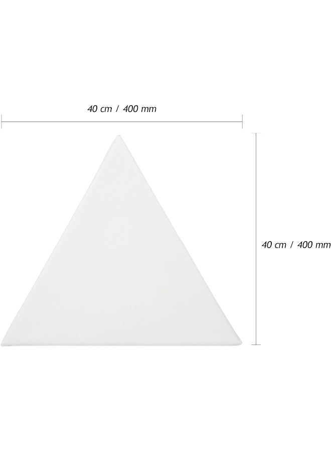 Artmate Artist Canvas - Triangular Shape, 40cm, 320gsm, Cotton Material White - Image 4
