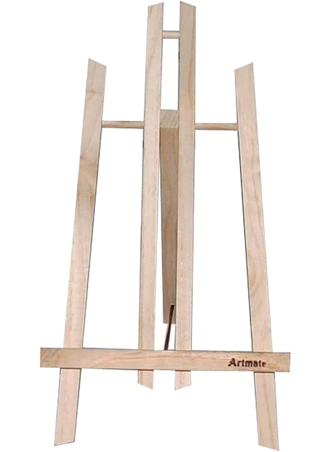 Artmate Wooden Easel Stand - 40cm Pine Wood Brown