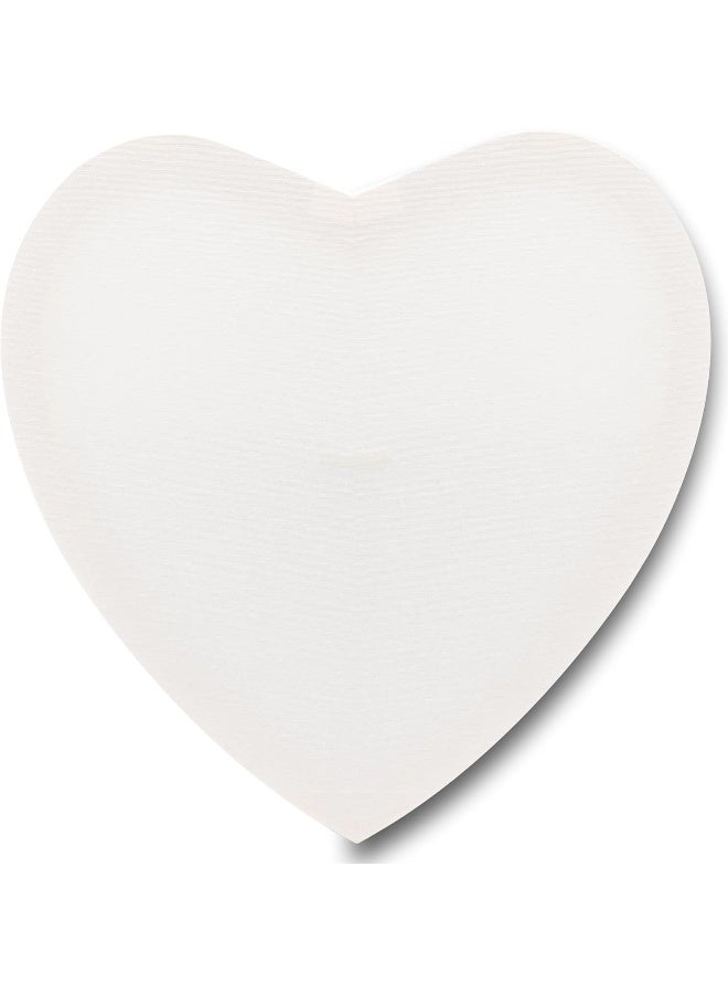 Artmate White Heart Shape Canvas 50CM 280GSM White - Image 1