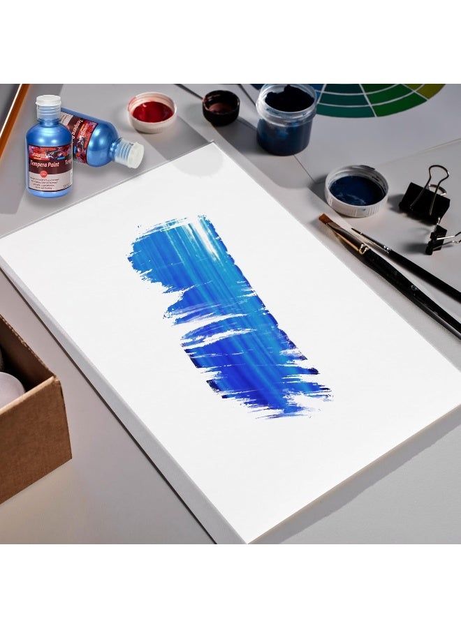 Artmate Tempera Pearl Colors - Brilliant Blue, 250 ml Brilliant Blue - Image 4