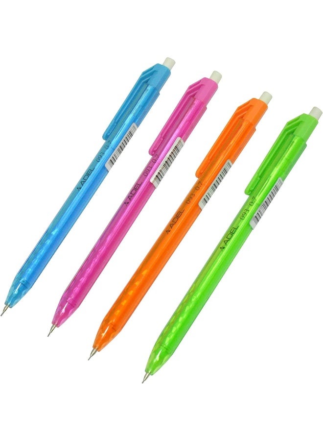Adel ALMP93000 Mechanical Pencil Set (0.7mm, Pack of 60) Multicolour - Image 2