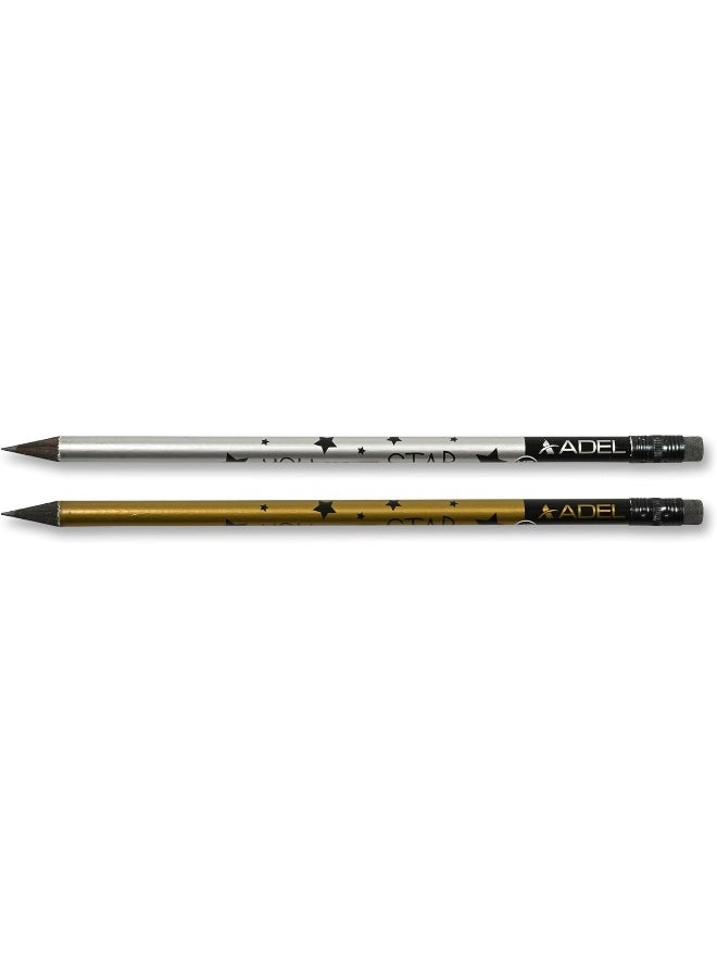 ADEL Black Lead Pencils, Pack of 72 Pieces Black - Image 1