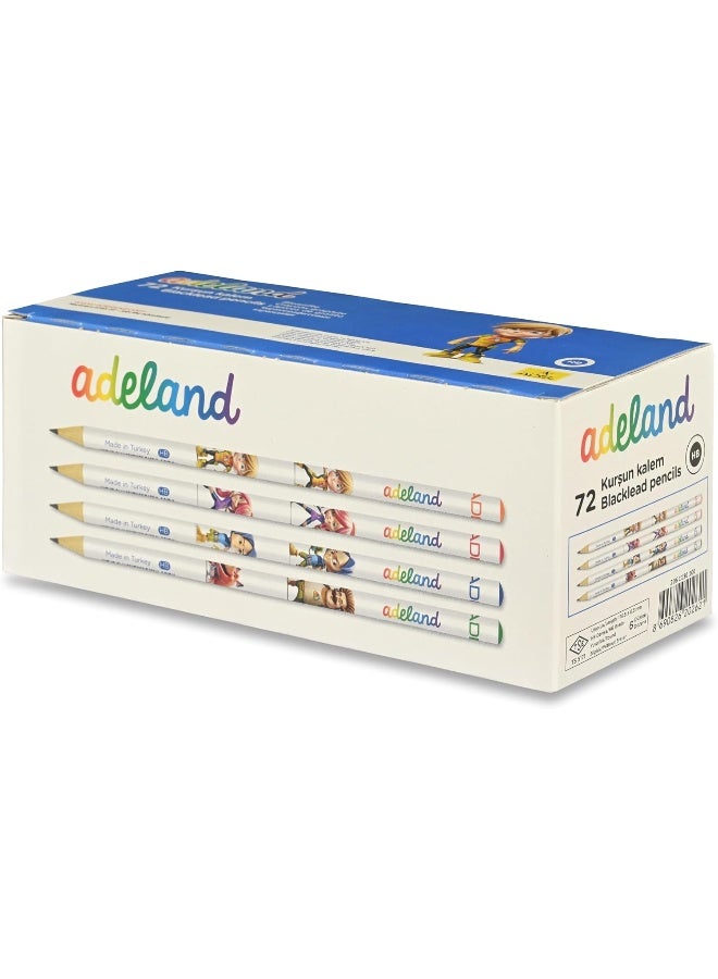 Adel Blacklead Pencils, Pack of 72 Pcs - ALPE-130100 Black - Image 5