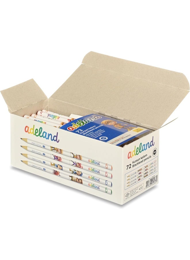 Adel Blacklead Pencils, Pack of 72 Pcs - ALPE-130100 Black - Image 4