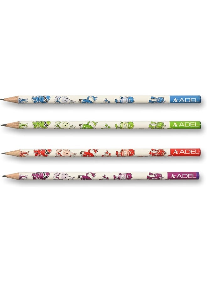 ADEL Black Wood Pencils (Pack of 72 Pieces, ALPE-30654) Multicolour - Image 1