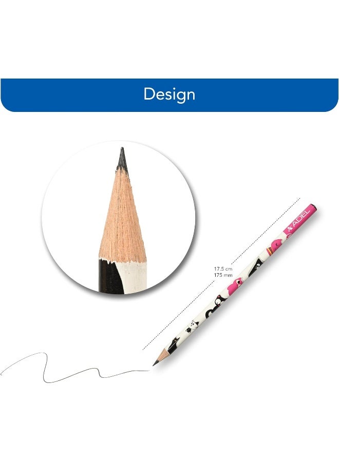 ADEL Blacklead Pencils Cats - Pack of 72 Pieces - ALPE-130694 Black - Image 2