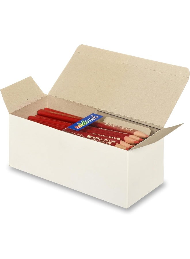 ADEL Jumbo Red Copying Pencils (Pack of 48 Pieces, ALPE-140106) Red - Image 4