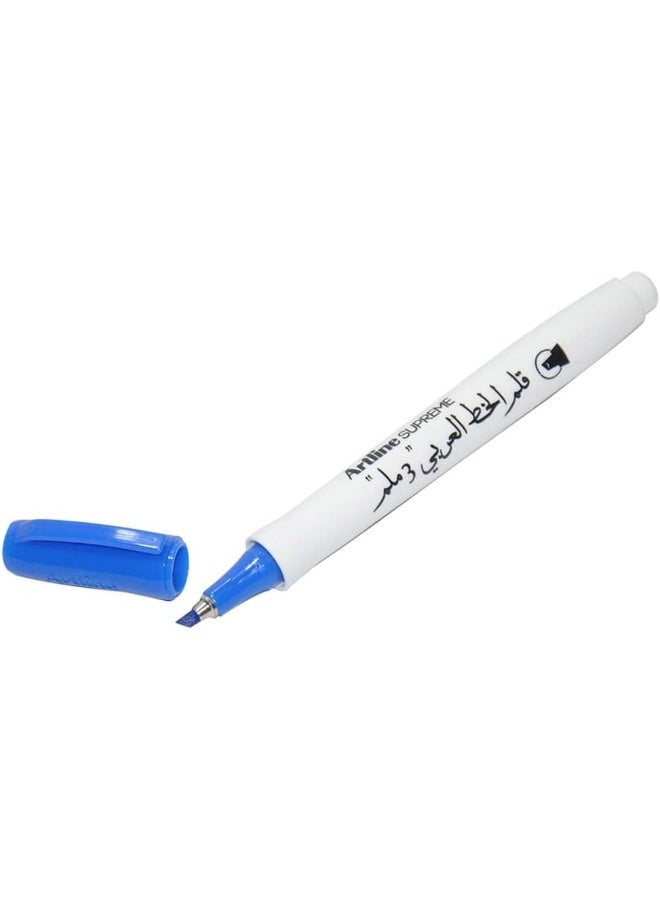 Artline Supreme Arabic Calligraphy Pen Set, 3.0mm, 12-Piece, Blue Color Blue - Image 2
