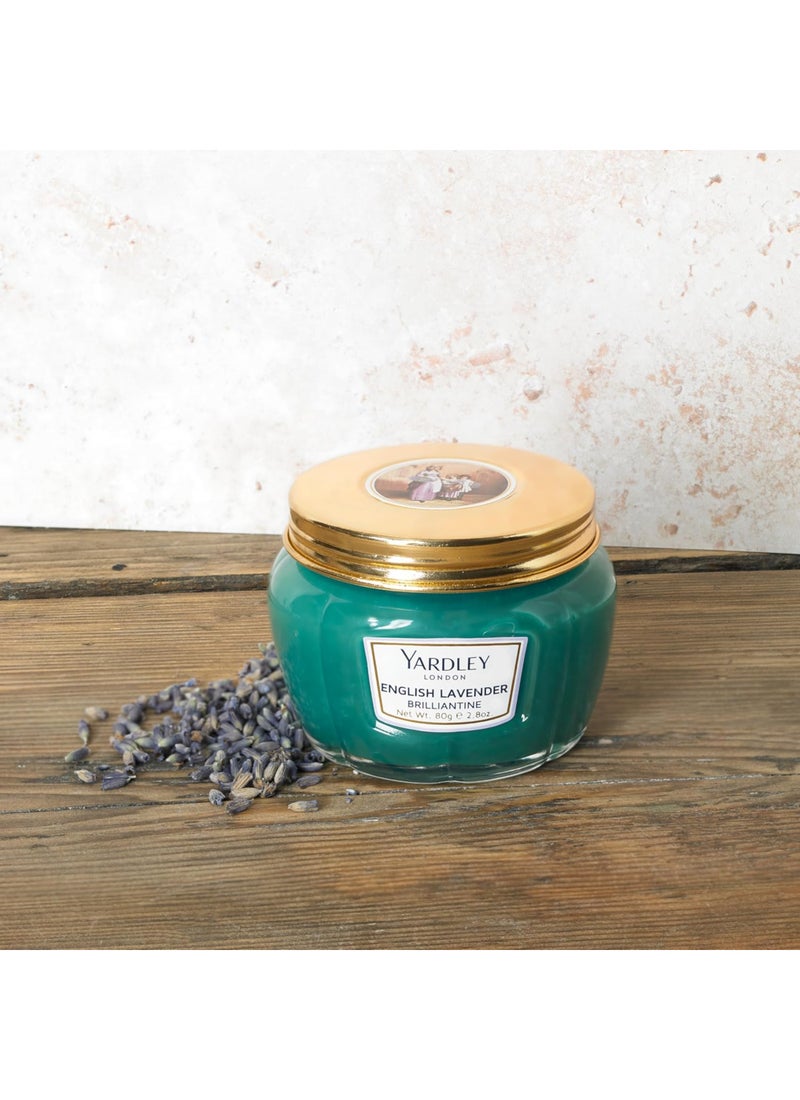 ياردلي كريم الشعر بريلينتين برائحة اللافندر إنجليزي الصنع 80جرام - Image 3