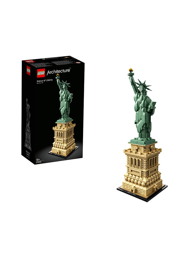LEGO 6213418 6213418 Architecture Statue Of Liberty 21042 Construction Toy For Adults 16+ Years (1685 Pieces) 1685 16+ Years  - Image 1