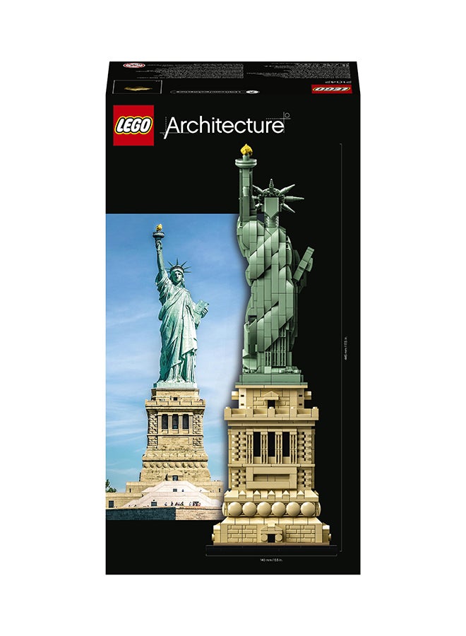 LEGO 6213418 6213418 Architecture Statue Of Liberty 21042 Construction Toy For Adults 16+ Years (1685 Pieces) 1685 16+ Years  - Image 3