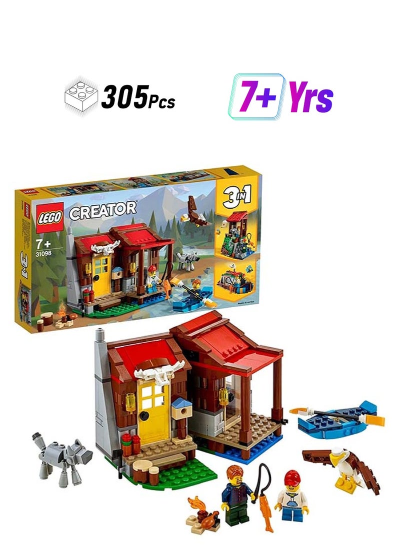 LEGO 31098 305-Piece Creator Outback Cabin Set 31098 305 7+ Years - Image 1
