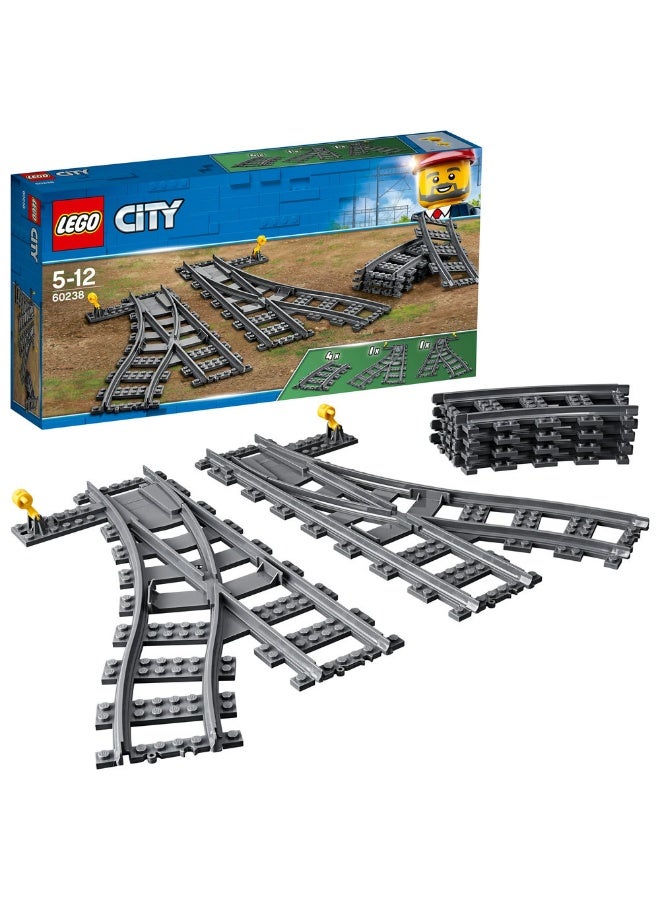 LEGO City Switch Tracks 60238 (Age 5-12, 8 Pieces) - Image 1