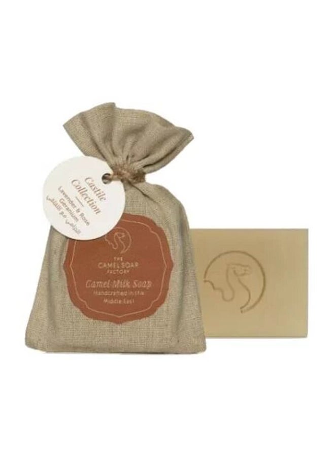 The Camel Soap Factory Lavander And Rose Soap 95grams  - Image 1
