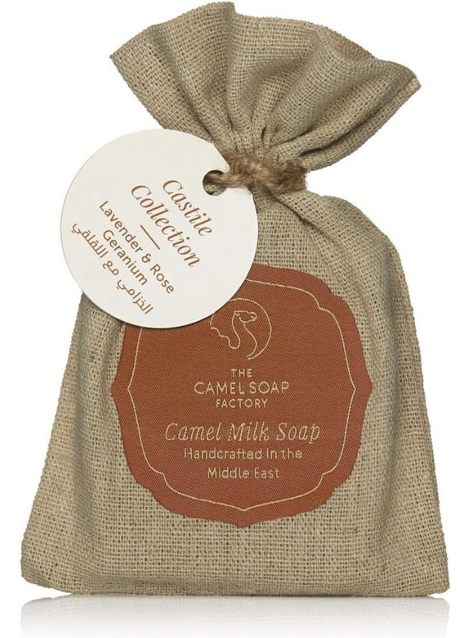 The Camel Soap Factory Lavander And Rose Soap 95grams  - Image 2