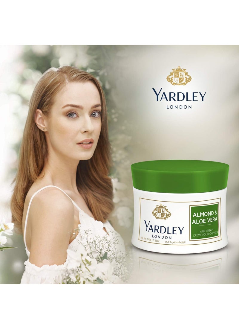 ياردلي كريم للشعر بخلاصة الألوفيرا واللوز 150جرام - Image 2