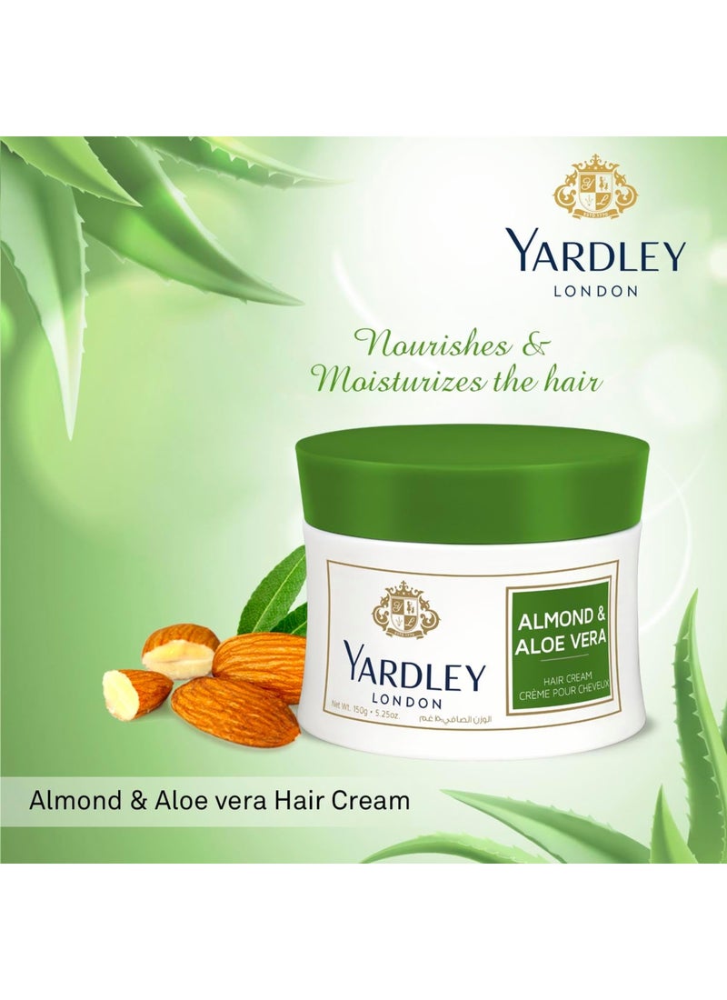 ياردلي كريم للشعر بخلاصة الألوفيرا واللوز 150جرام - Image 3
