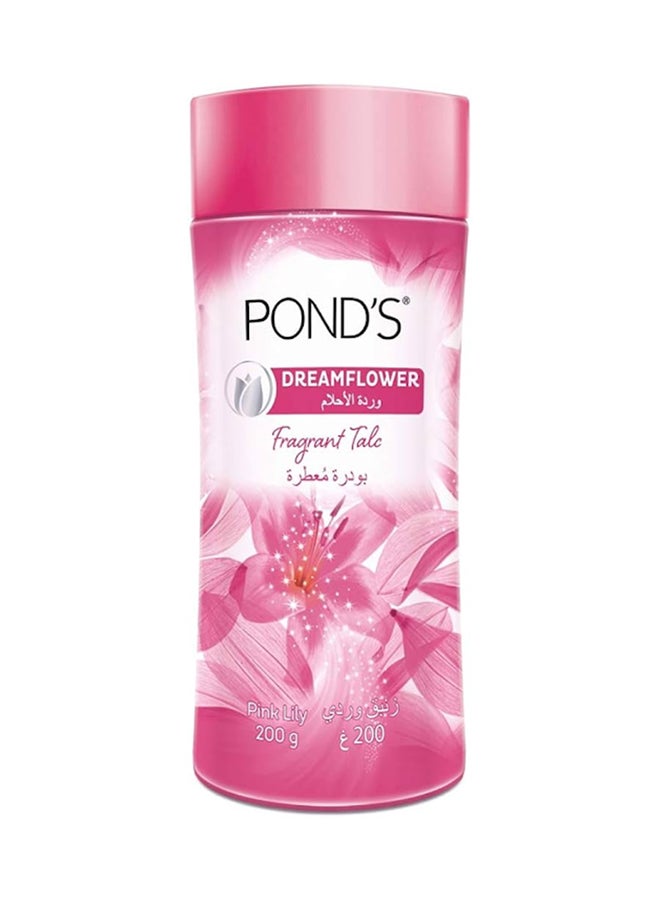 Pond's Dream Flower Talc Powder Pink Lily 200grams 