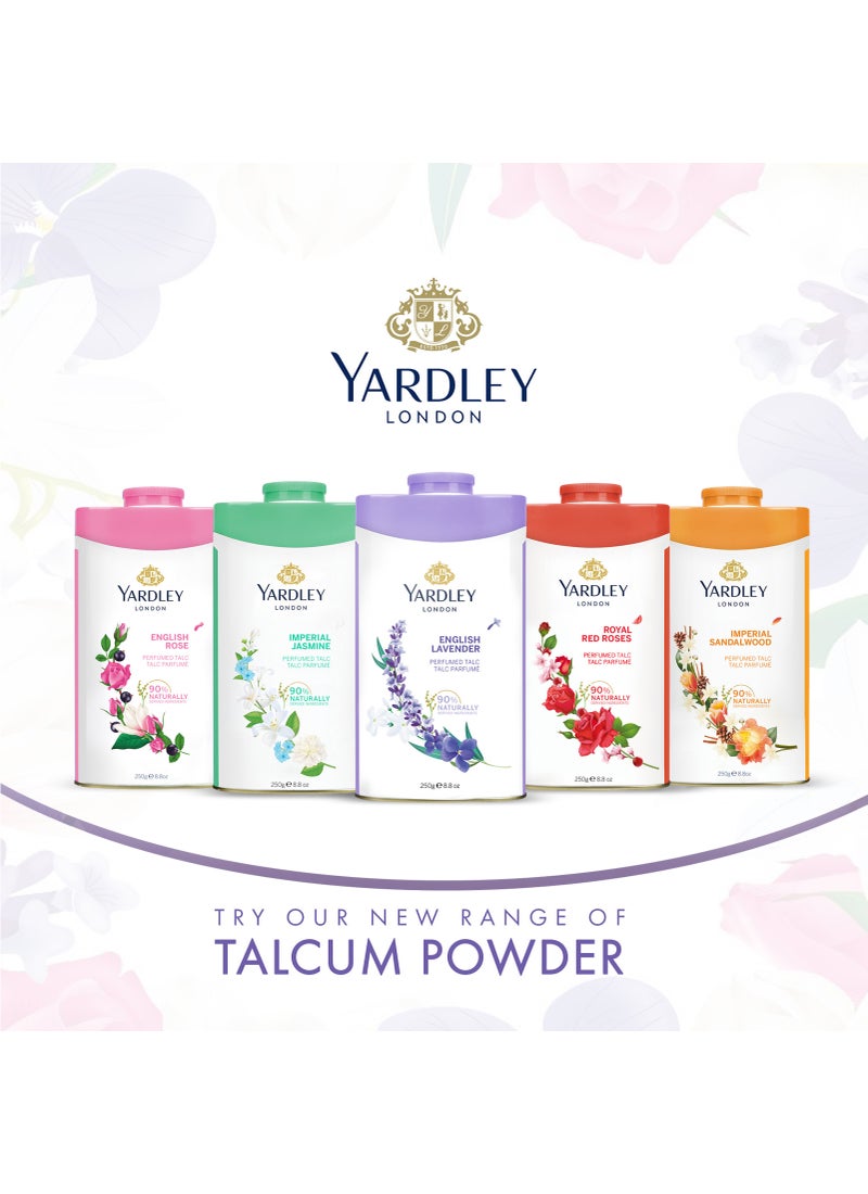 Yardley Imperial Sandalwood Perfumed Talc Powder 125grams - Image 4
