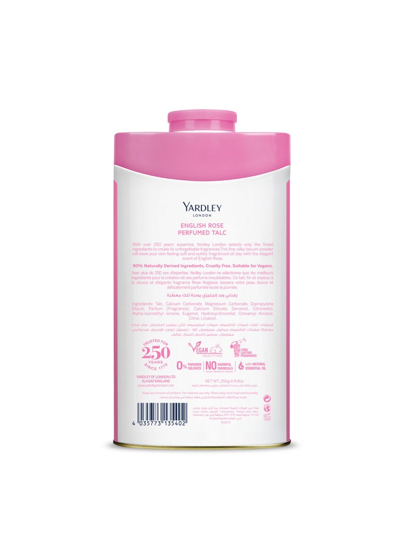 ياردلي بودرة تلك بالورد الإنجليزي 250جرام - Image 2