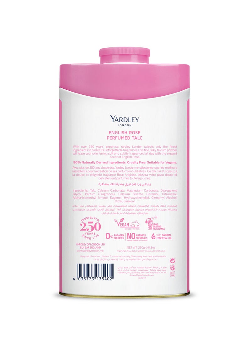 ياردلي بودرة تلك بالورد الإنجليزي 250جرام - Image 2