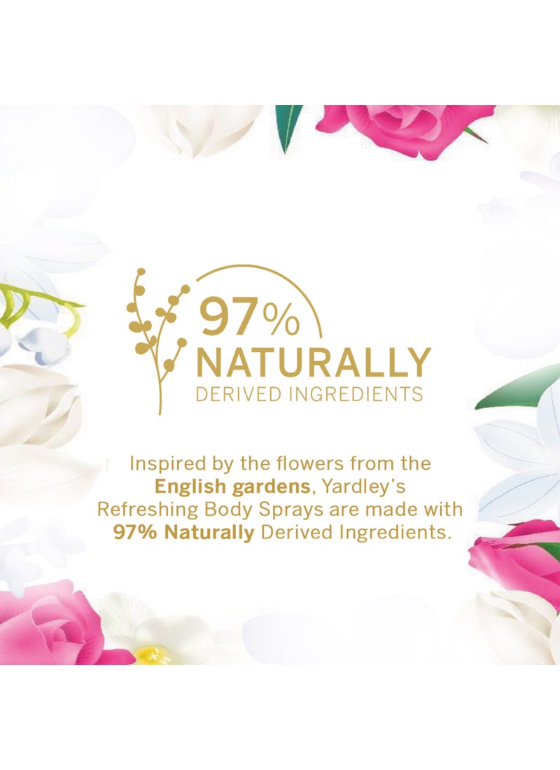 ياردلي بخاخ الجسم المنعش بالورد الإنجليزي 200ملليلتر - Image 4