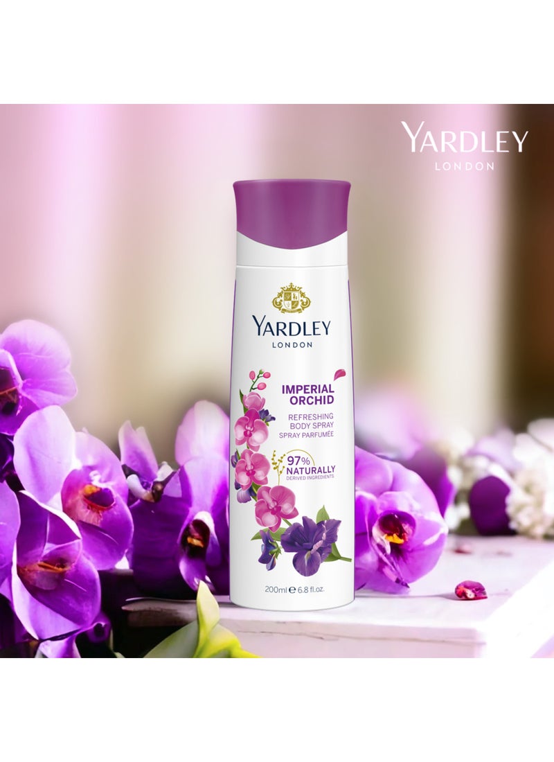 ياردلي بخاخ إمبيريال أوركيد المنعش للجسم 200ملليلتر - Image 2