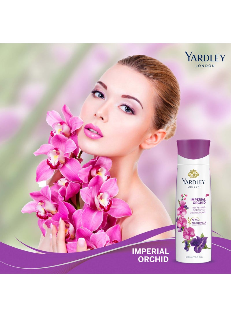 ياردلي بخاخ إمبيريال أوركيد المنعش للجسم 200ملليلتر - Image 3