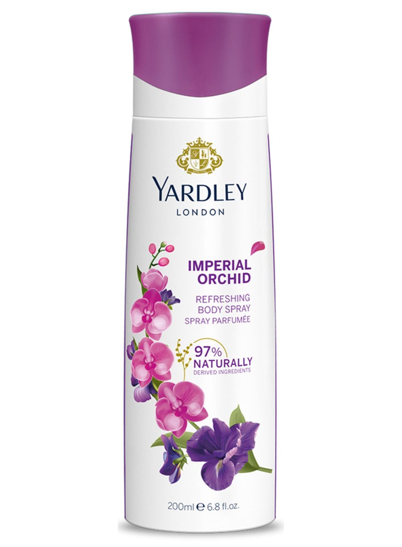 ياردلي بخاخ إمبيريال أوركيد المنعش للجسم 200ملليلتر - Image 1