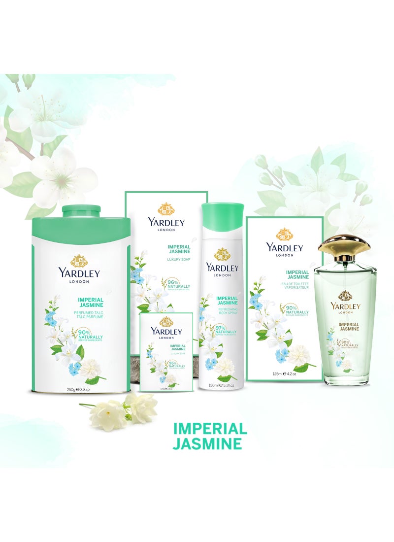 ياردلي بودرة تلك بعطر الياسمين 250جرام - Image 2