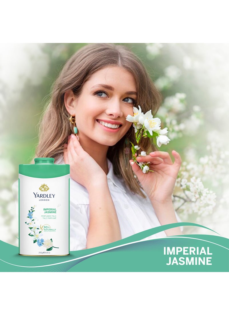 ياردلي بودرة تلك بعطر الياسمين 250جرام - Image 5
