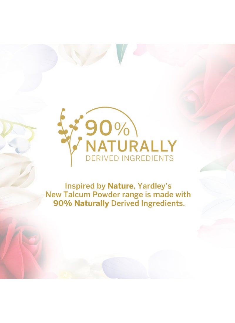 ياردلي بودرة تلك بعطر الورود الحمراء 250جرام - Image 4