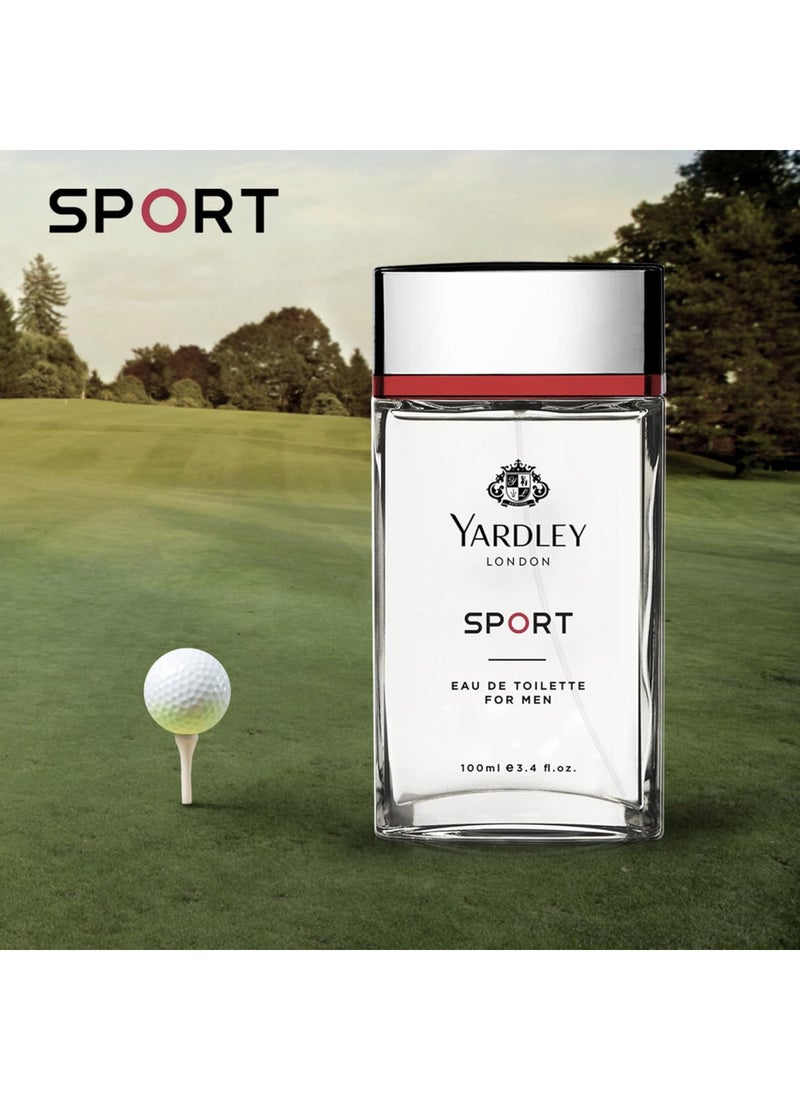 Yardley London Sport EDT 100ml - Image 2